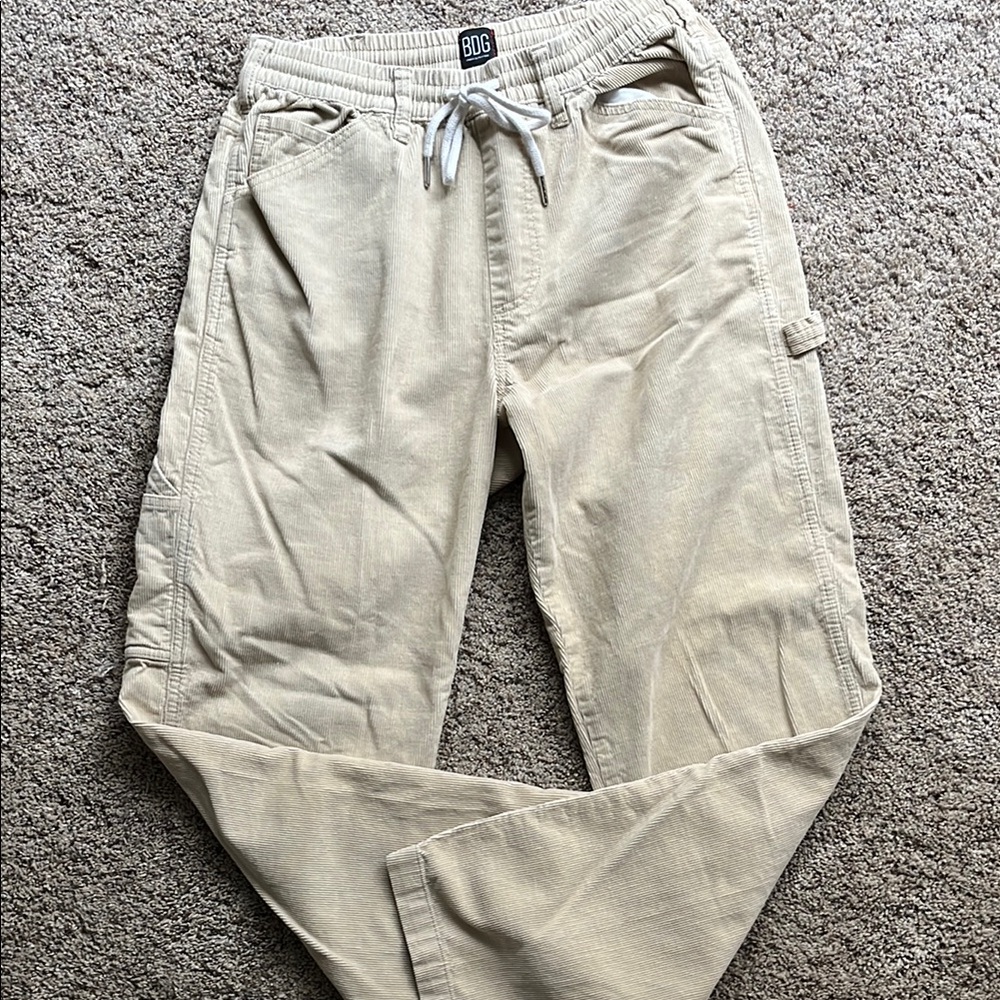 BDG Men's Tan Corduroy Pants